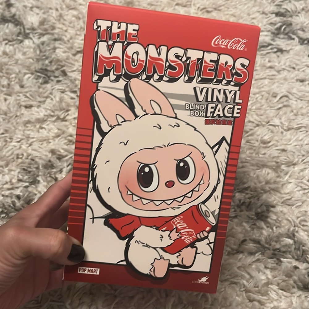 Authentic Pop Mart The Monsters CocaCola Series Labubu vinyl face blind box